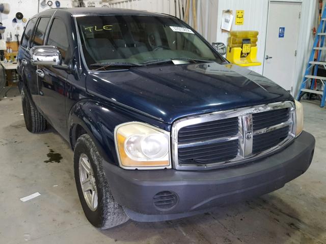 1D4HD38K54F124754 - 2004 DODGE DURANGO ST BLUE photo 1