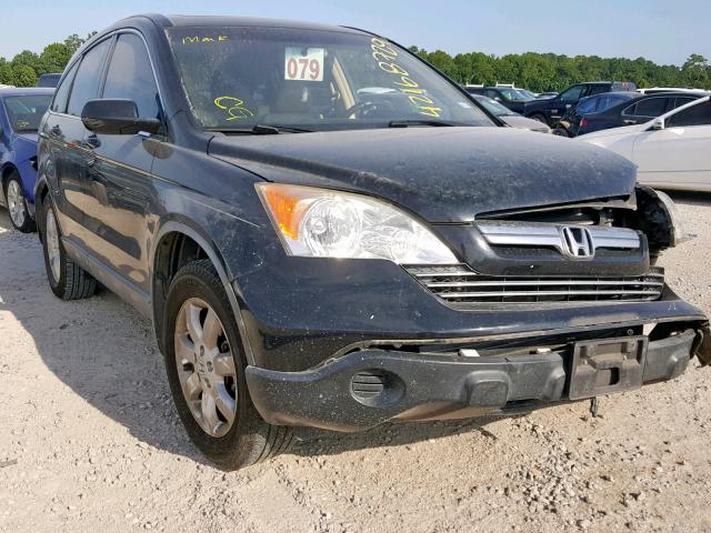 JHLRE387X9C004678 - 2009 HONDA CR-V EXL BLACK photo 1