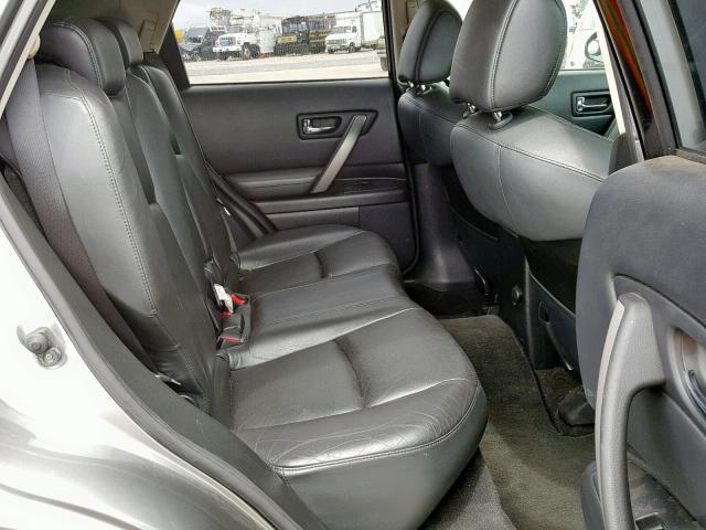 JNRBS08W26X401965 - 2006 INFINITI FX45 GRAY photo 6