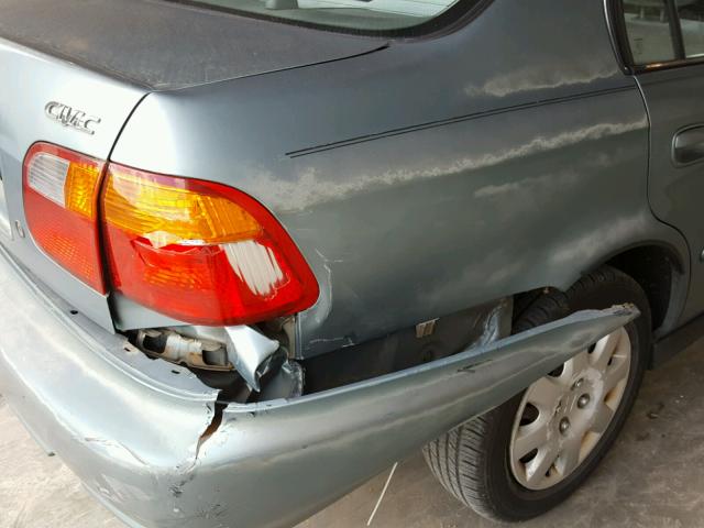 2HGEJ6617YH540802 - 2000 HONDA CIVIC BASE Turkuaz foto 9