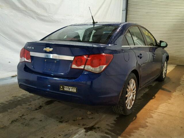 1G1PJ5SC5C7265808 - 2012 CHEVROLET CRUZE ECO BLUE photo 4