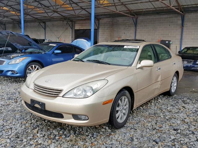 JTHBF30G820073172 - 2002 LEXUS ES 300 GOLD photo 2