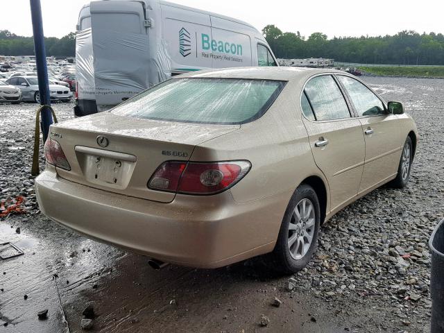 JTHBF30G820073172 - 2002 LEXUS ES 300 GOLD photo 4