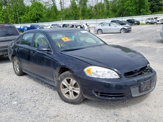 2G1WA5E32E1100015 - 2014 CHEVROLET IMPALA LIM BLACK photo 1