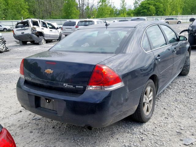 2G1WA5E32E1100015 - 2014 CHEVROLET IMPALA LIM BLACK photo 4