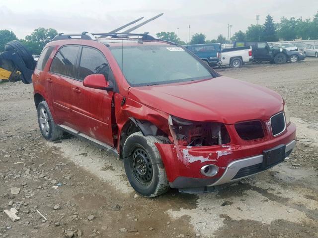 2CKDL73F966036649 - 2006 PONTIAC TORRENT MAROON photo 1