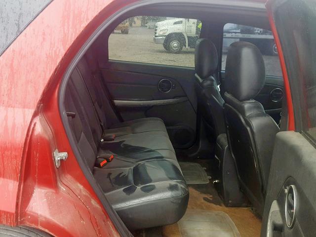 2CKDL73F966036649 - 2006 PONTIAC TORRENT MAROON photo 6