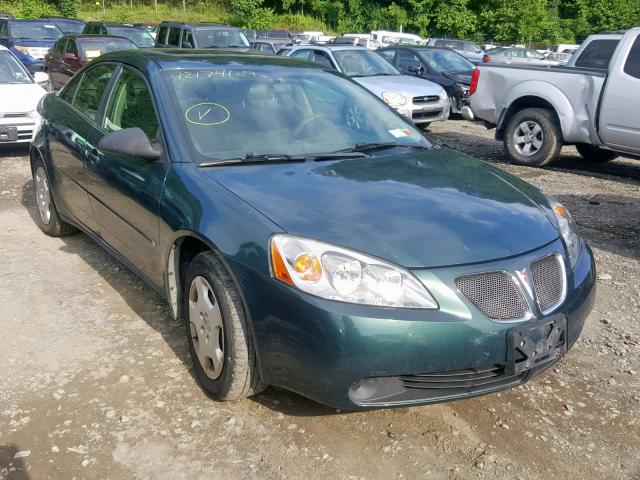 1G2ZF55B764154546 - 2006 PONTIAC G6 SE GREEN photo 1