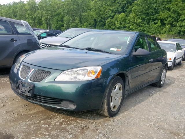 1G2ZF55B764154546 - 2006 PONTIAC G6 SE GREEN photo 2