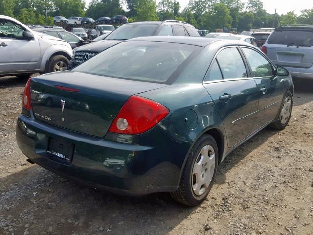 1G2ZF55B764154546 - 2006 PONTIAC G6 SE GREEN photo 4