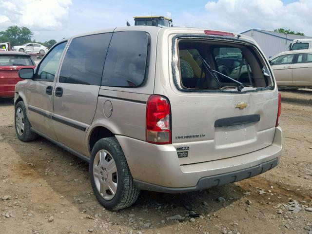 1GNDU23W98D173030 - 2008 CHEVROLET UPLANDER L 棕色 照片 3