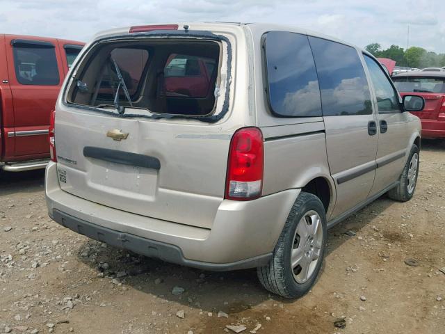 1GNDU23W98D173030 - 2008 CHEVROLET UPLANDER L TAN photo 4