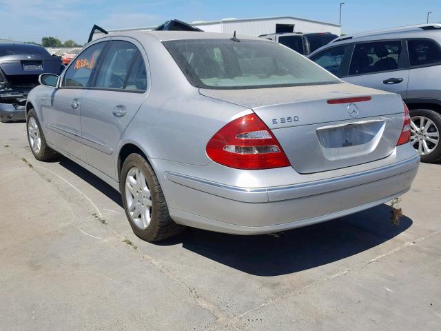 WDBUF56J96A774486 - 2006 MERCEDES-BENZ E 350 SILVER photo 3