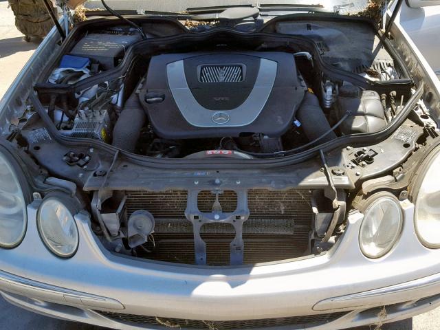 WDBUF56J96A774486 - 2006 MERCEDES-BENZ E 350 SILVER photo 7