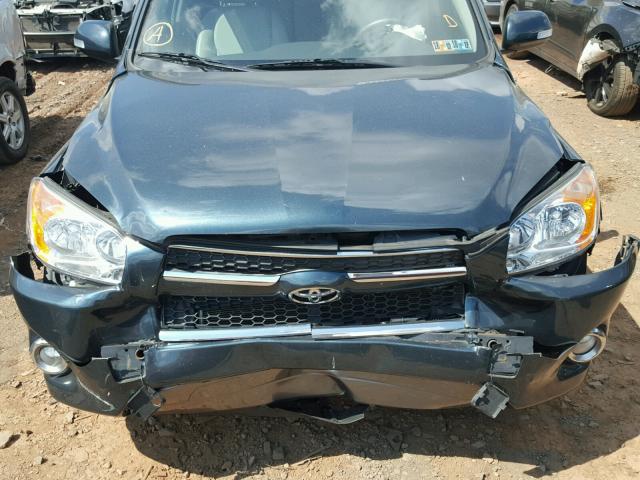 2T3DF4DV1BW155832 - 2011 TOYOTA RAV4 LIMIT GREEN photo 7