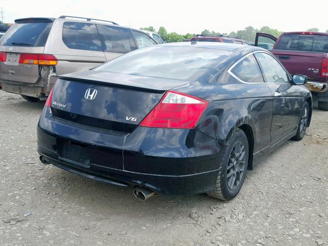 1HGCS2B88AA002534 - 2010 HONDA ACCORD EXL BLACK photo 4