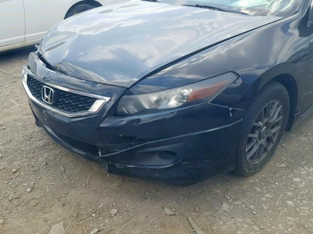 1HGCS2B88AA002534 - 2010 HONDA ACCORD EXL BLACK photo 9