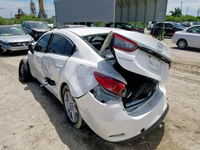 JM1GJ1U5XG1446796 - 2016 MAZDA 6 SPORT WHITE photo 3