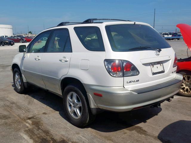 JTJHF10U610201104 - 2001 LEXUS RX WHITE photo 3