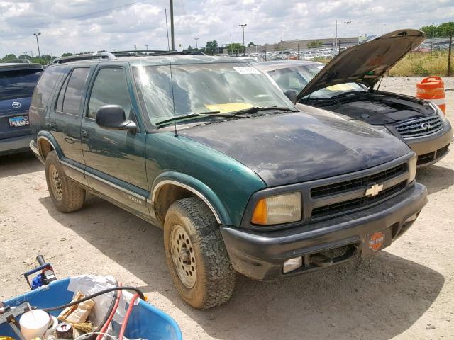 1GNDT13W3T2250718 - 1996 CHEVROLET BLAZER GREEN photo 1