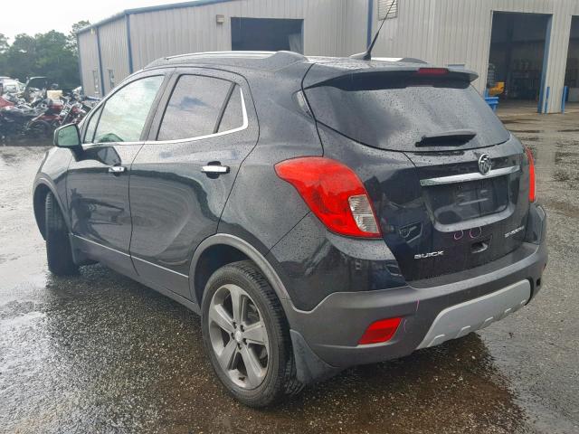 KL4CJCSB3DB164809 - 2013 BUICK ENCORE BLACK photo 3