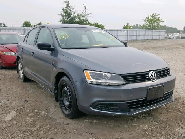 3VW2K7AJ8DM350088 - 2013 VOLKSWAGEN JETTA BASE GRAY photo 1