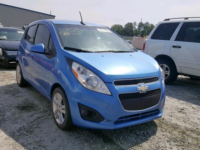 KL8CA6S99EC505025 - 2014 CHEVROLET SPARK LS BLUE photo 1