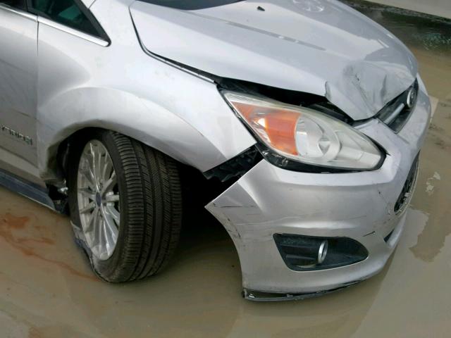 1FADP5BU2EL506435 - 2014 FORD C-MAX SEL SILVER photo 9