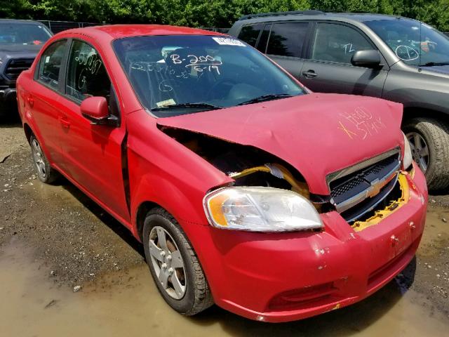 KL1TD5DE2BB132714 - 2011 CHEVROLET AVEO LS RED photo 1