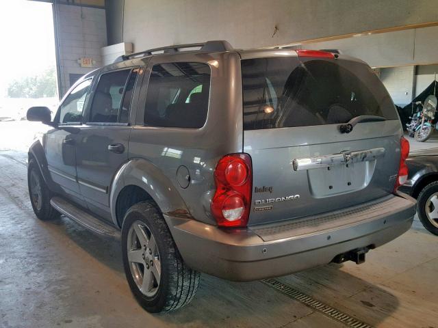 1D8HB58287F511660 - 2007 DODGE DURANGO LI GRAY photo 3