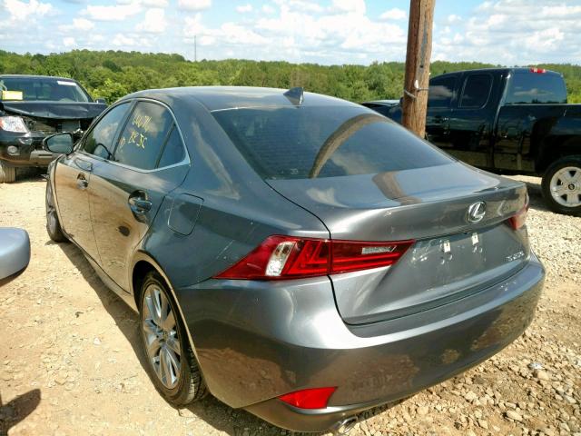 JTHBF1D27F5060179 - 2015 LEXUS IS 250 GRAY photo 3