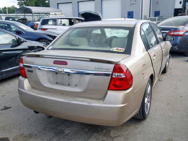 1G1ZU53886F217109 - 2006 CHEVROLET MALIBU LTZ 金色 照片 4