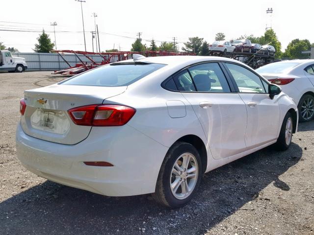 1G1BE5SM9J7201663 - 2018 CHEVROLET CRUZE LT WHITE photo 4