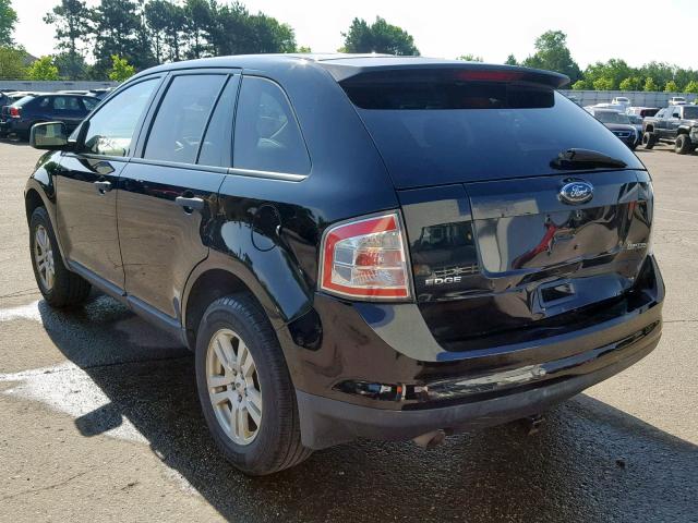 2FMDK36C88BA08836 - 2008 FORD EDGE SE BLACK photo 3