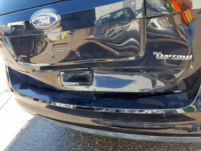 2FMDK36C88BA08836 - 2008 FORD EDGE SE BLACK photo 9