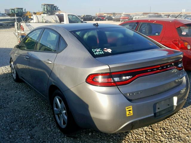 1C3CDFBBXFD351457 - 2015 DODGE DART SXT GRAY photo 3