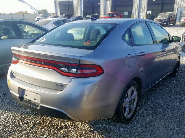 1C3CDFBBXFD351457 - 2015 DODGE DART SXT GRAY photo 4