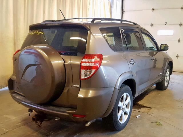 2T3DK4DV3BW042721 - 2011 TOYOTA RAV4 LIMIT BROWN photo 4