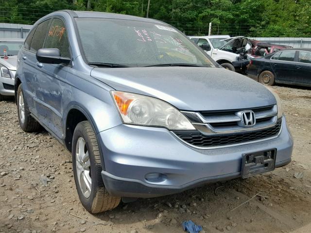 5J6RE3H75AL035168 - 2010 HONDA CR-V EXL BLUE photo 1