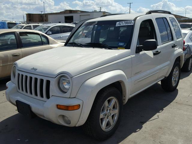 1J4GK58K14W328827 - 2004 JEEP LIBERTY LI WHITE photo 2