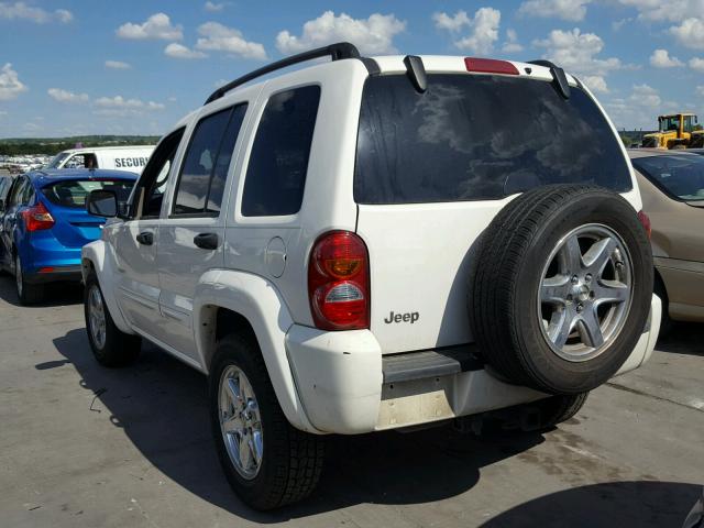 1J4GK58K14W328827 - 2004 JEEP LIBERTY LI WHITE photo 3