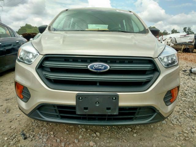 1FMCU0F76HUB95589 - 2017 FORD ESCAPE S SILVER photo 9