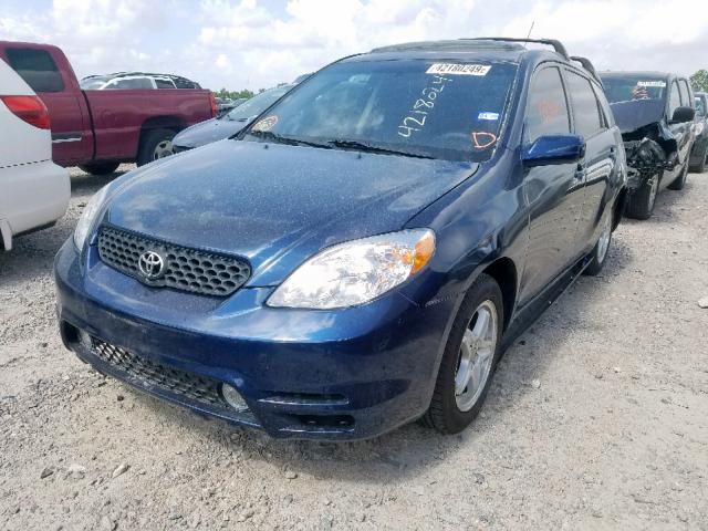 2T1KR32E74C249271 - 2004 TOYOTA MATRIX XR BLUE photo 2