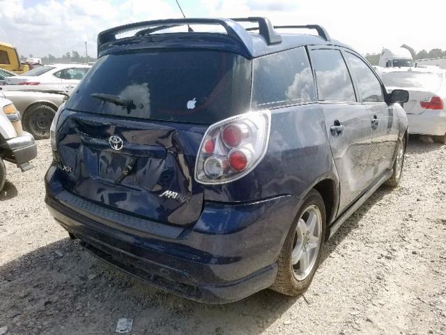 2T1KR32E74C249271 - 2004 TOYOTA MATRIX XR BLUE photo 4