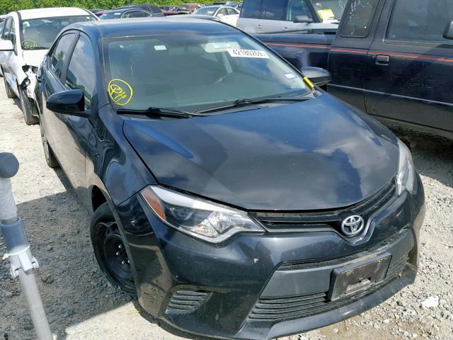 2T1BURHE4EC180520 - 2014 TOYOTA COROLLA L BLACK photo 1