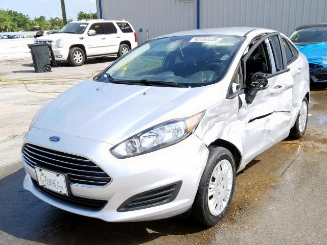 3FADP4AJ1GM206307 - 2016 FORD FIESTA S SILVER photo 2