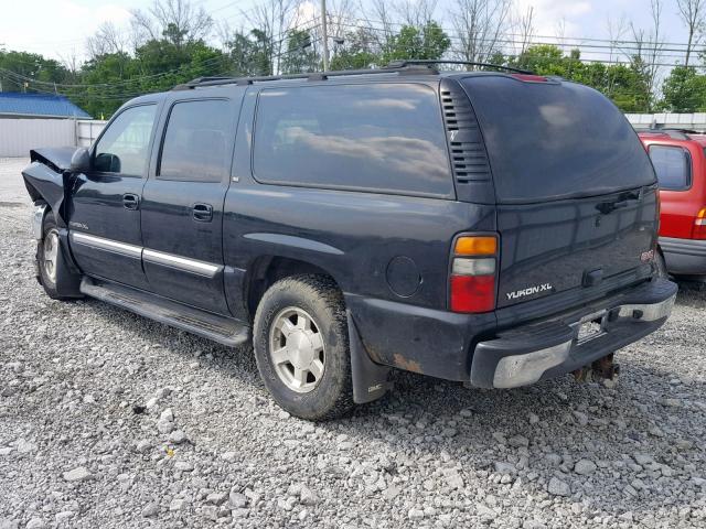 1GKFK16Z75J126328 - 2005 GMC YUKON XL K BLACK photo 3