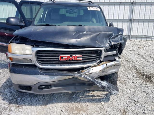 1GKFK16Z75J126328 - 2005 GMC YUKON XL K BLACK photo 9