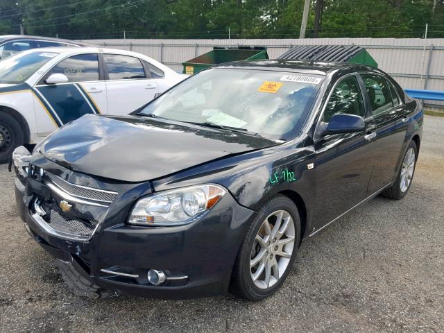 1G1ZK577684245867 - 2008 CHEVROLET MALIBU LTZ შავი ფოტო 2