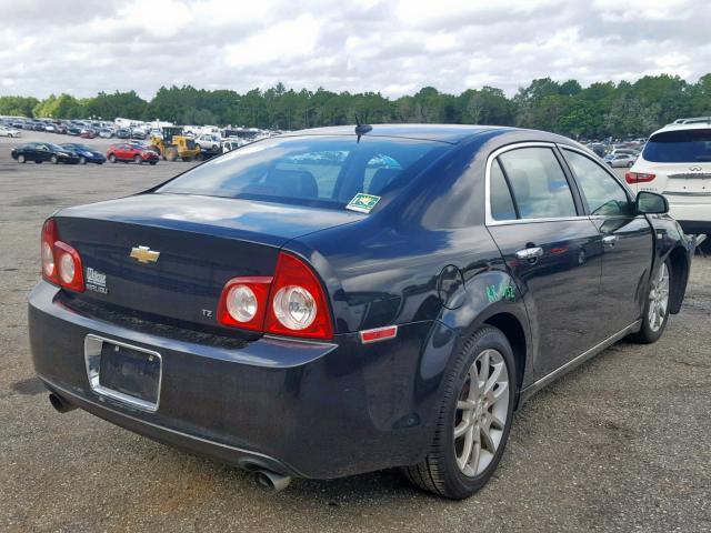 1G1ZK577684245867 - 2008 CHEVROLET MALIBU LTZ შავი ფოტო 4